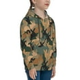 thumbnail image 3 of Haiem Camouflage Rabbit Pattern Boys Hoodie, Youth Pullover Hooded Sweatshirt, Kangaroo Pocket Hoodie for Kids Girls -Small, 3 of 6