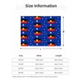 thumbnail image 3 of Australian Aboriginal Flag Throw Blanket Warm Camping Outdoor Light Weight Cozy Blanket for Couch Sofa Bed 40"x30", 3 of 7