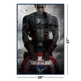 thumbnail image 3 of Captain America: The First Avenger - Framed Movie Poster (Regular - Steve Rogers Solo) (Size: 25" X 37") (Metallic Blue Plastic Frame), 3 of 6