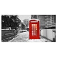 thumbnail image 2 of Cabine Téléphonique Red London - Impression sur Toile, 2 of 3