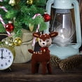 thumbnail image 3 of Xihbxyly Kit de Crochet Navideño, Papá Noel, Muñeco de Nieve y Reno, Bolas de Lana Suaves Tejidas a Mano, Manualidades Divertidas, Adorno Decorativo, Regalo de Apoyo Emocional, Incluye Paquete de Mat, 3 of 3