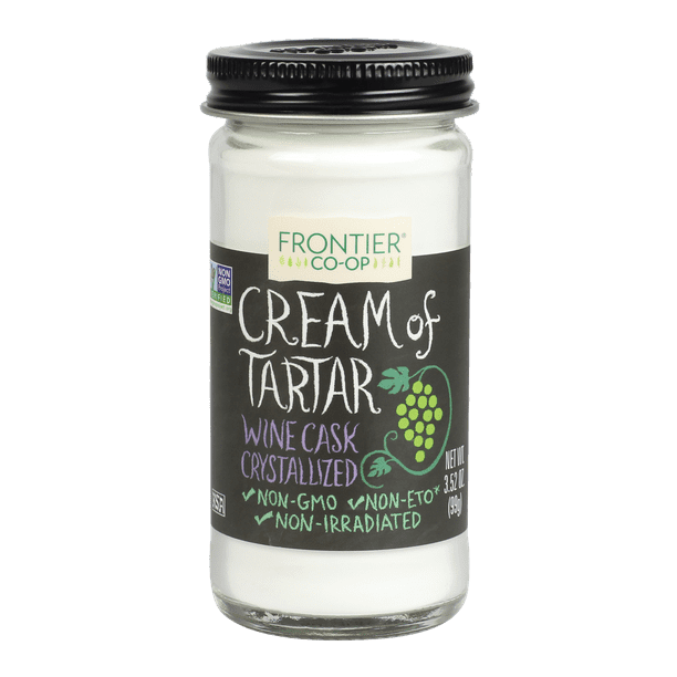 Frontier Coop Cream of Tartar 3.52 oz. bottle