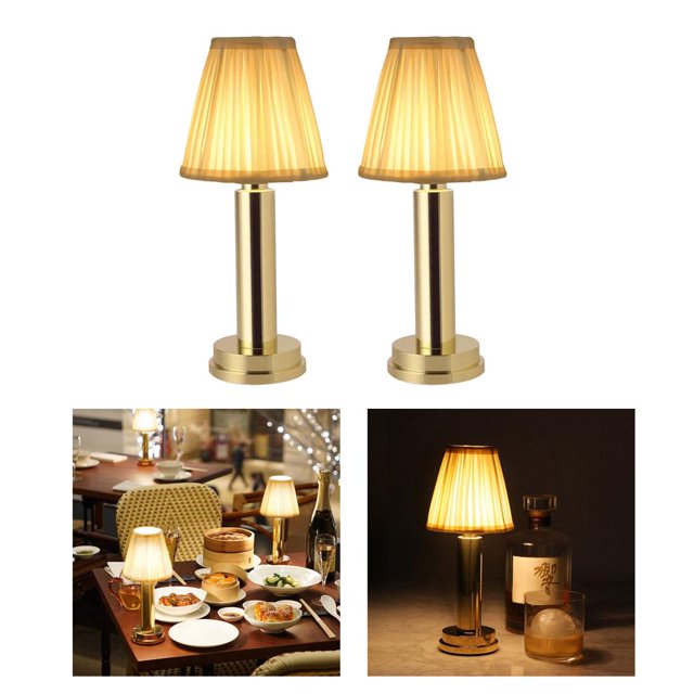 2x Lámpara de con carga USB, lámpara , luz artística para dormitorio, Bar, decoración para hogar Yinane mini lámpara de escritorio