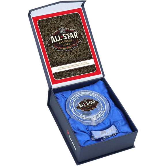 2022 NHL All-Star Crystal Puck - Filled with Ice from the 2022 NHL All-Star Game - Fanatics Authentic Certified