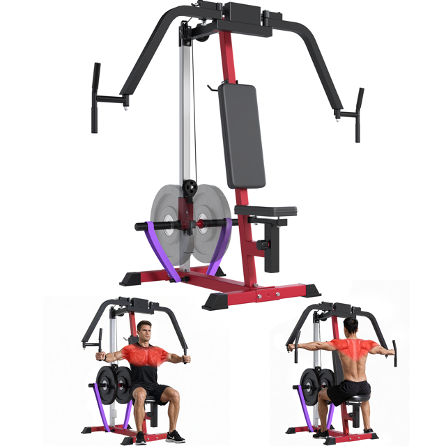 AECOJOY Chest Fly Machine for Home Gym, 450LBS Adjustable PEC Deck & Reverse Delt Fly Machine for Upper Body Workout, Chest and Shoulder Press Equipment for Pectoral and Rear Deltoid Training