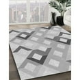 thumbnail image 2 of Ahgly Company Indoor Square Patterned Battleship Gray Area Rugs, 7' Square, 2 of 6