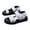 Silver, variant on Jane Wardrobe Women's PU Double Strap Sandals, Casual Open Toe Non- Summer Shoes for Daily & Outdoor Wear, 1Pair, 36-42
