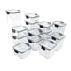 thumbnail image 1 of Set de Recipientes Herméticos HW HOME con Tapa Transparente 14 Piezas, 1 of 4