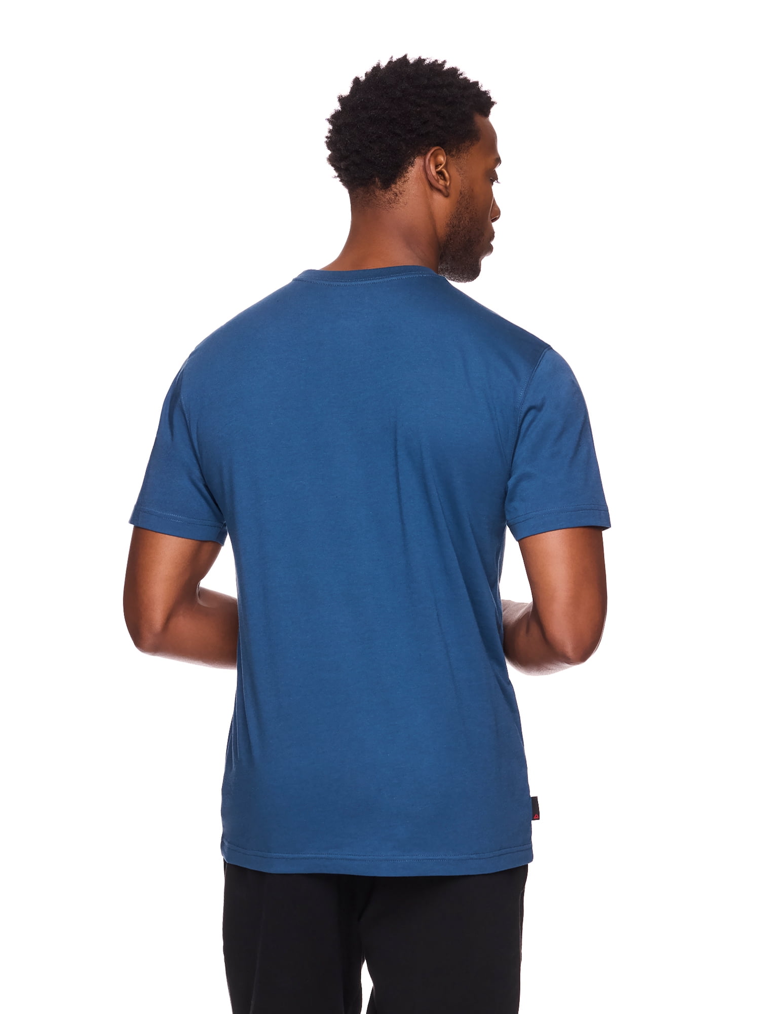 Reebok Men's and Big Men's Delta Big Logo Graphic Short Sleeve Tee, up to Sizes 3XL