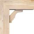 thumbnail image 3 of Ekena Millwork 7 1/2"W x 20"D x 20"H Balboa Block Smooth Bracket w/ Offset Brace, Douglas Fir, 3 of 25