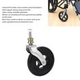 thumbnail image 4 of Roue Roulante, Roulettes 250lbs 6 Po Stable Noir pour Trotteur, 4 of 7