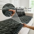 thumbnail image 5 of CJC Sofa Cover Fuzzy Couch Cover for Pets Dog Cat Washable Non-Slip Sofa Slipcover Cushion Protector Pets Friendly Mat (Dark Gray, 28'' x 59''), 5 of 9