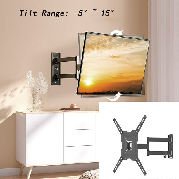 Curved Flat Tvs Wall Mount Tv Bracket, Swivel Arm For Tv