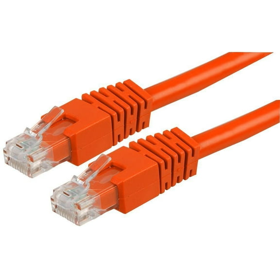PRO SIGNAL - RJ45 Male to Male Cat6 UTP Ethernet Patch Lead, 0.2m Orange