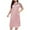 Pinky, variant on Nightgowns Sleep Shirt Dress Clearance Womens Satin Silk Nightgown Loose Fitted Sleepwear Lace Patchwork Nightshirt Short Sleeve Sleep Dress Chemise Sleepwear New Purple XXL