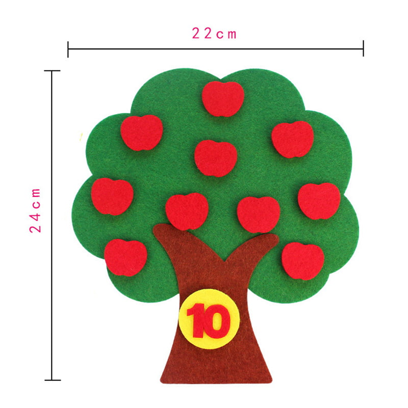 New Trees Math Toys Teaching Diy Weave Cloth Early Learning Education Toys pt 