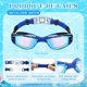 thumbnail image 2 of 10 Pack Swim Goggles Bulk for Kids adult Pool Goggles Anti Fog Silicone No Leak Swimming Glasses for Men Women Youth, 2 of 5