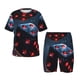 thumbnail image 1 of Balery Cosmic Red Sparkle Dice Conjunto de Pijama Infantil de Manga Corta con Estampado – Ropa de Dormir de Algodón Suave-X-Large, 1 of 6