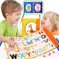 thumbnail image 4 of QJUHUNG Magnetic Alphabet and Numbers Learning Book Set  Educational Toys for Kids 3-6 Years  Early Development Logic & Math Puzzle Activities  Fun Drawing Board Game with Magnetic Match, 4 of 7