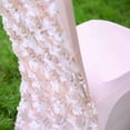 thumbnail image 3 of Efavormart Satin Rosette Blush Stretch Banquet Spandex Chair Cover Dinning Event Slipcover For Wedding Party Banquet Catering, 3 of 5