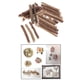 thumbnail image 5 of Rebanadas de Surtido de bloques de de leña para decoraciones Navidad Niños Niños 40 piezas de Macarena Rebanada de tronco natural, 5 of 7