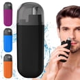thumbnail image 2 of Recortador de pelo eléctrico para nariz, Mini cortador de barba para cejas y orejas, recargable por USB, resistente al agua, para hombres y mujeres, uso en viajes M7A9, 2 of 5