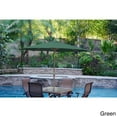 thumbnail image 4 of Jeco Aluminum Patio Market Umbrella Tilt with Bronze Pole Turquoise, 4 of 5