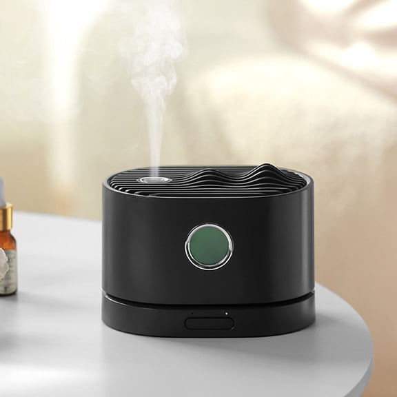 Gcvizuso Essential Oil Diffuser, Aroma Diffuser, Multi Functional Aromatherapy Machine Battery Model 5V Aromatherapy Home Color Gradient Water Shortage Automatic Protection