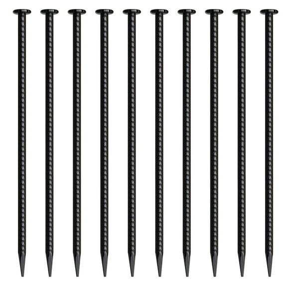 Rebar Stakes MSWY, 40 cm, paquete de 10 anclajes de tierra resistentes