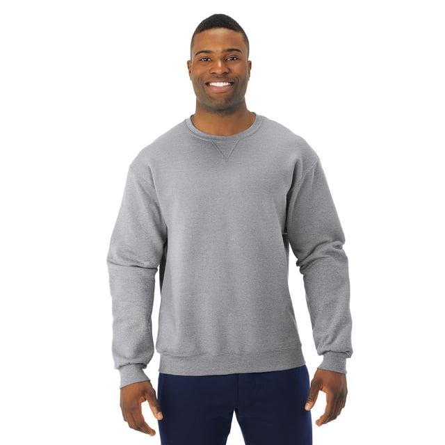Fruit Of The Loom Adult Sofspun Sweatshirt, L, Athletic Heather