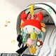 thumbnail image 3 of Juguete de sonajero musical de peluche de cangrejo | Cochecito y asiento de coche colgante Muñeca relajante | Caja de música y mordedor incorporados | Colgante de anillo de tela suave | Regalo, 3 of 6