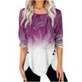 thumbnail image 1 of Tops Para Mujer Blusa Casual Elegante Camisas de Manga Larga Otoño Impreso A La Moda Cómoda Camiseta Suelta S Odeerbi ODB170193, 1 of 6