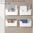 thumbnail image 5 of 2 Pieces Kitchen Cabinet Door Storage Box,Adhesive Wall Mounted Storage Box,Cabinet/Bathroom/Refrigerator Sundries Organization Box, 5 of 5