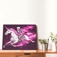 thumbnail image 4 of Gukieu Skull White Horse Print Horizontal Canvas Decorative Painting 12x16 Inch Shrinkage Resistant Frame Hanging Home Wall Art Decor, 4 of 6