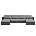 thumbnail image 4 of Tahoe 4-Piece Sectional Sofa Set in Gray Gray, 4 of 8