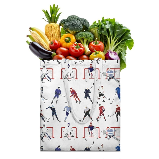 Sac de Sport Réutilisable avec Imprimé Baseball - Sac d'Épicerie Pliable pour Enfants et Adolescents