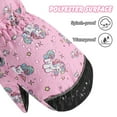 thumbnail image 3 of MoKo Toddlers Winter Mittens, Waterproof Skiing Gloves with Zipper for 2-5 years Girls Boys, 3 of 7