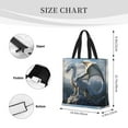 thumbnail image 3 of Easygdp Mountain White Dragon Bolsa Tote para Mujer, Bolso de Hombro para Trabajo, Playa, Viajes, Compras y Supermercado, 3 of 7