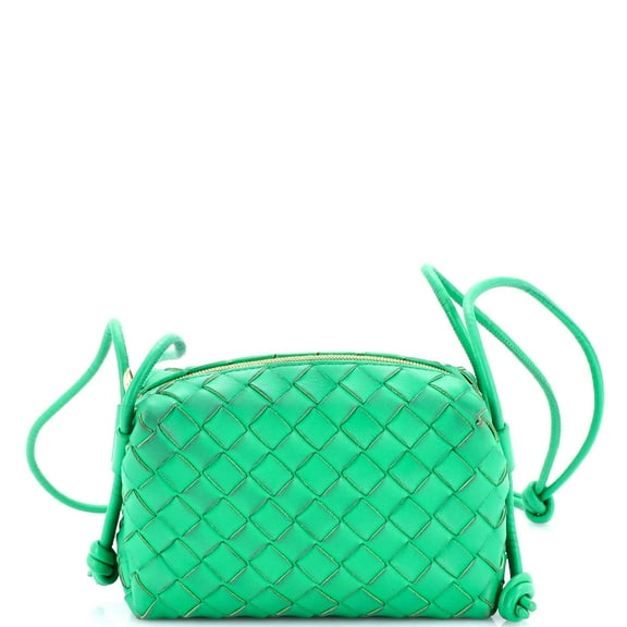 Pre-Owned Loop Crossbody Bag Intrecciato Nappa Small By Rebag