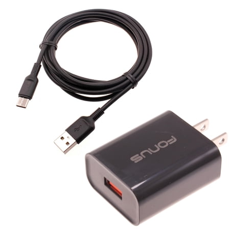 For Motorola Edge Plus (2023) - 6ft Long USB-C Cable 18W Fast Home Charger Type-C Cord USB Wall Adapter Power Wire Quick Charge QC3.0 Wall Power Adapter Compatible With Motorola Edge+ (2023) Phone