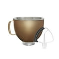thumbnail image 1 of KitchenAid 5-Quart Gold Stainless Steel Bowl + Flex Edge Beater | Fits 4.5-Quart & 5-Quart KitchenAid Tilt-Head Stand Mixers, 1 of 1