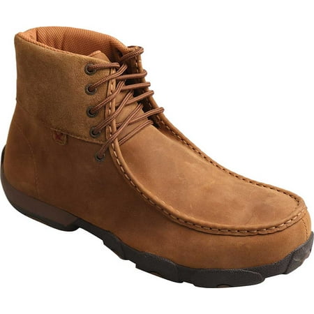 

Men s Twisted X MDMAL01 Alloy Toe Driving Moc Distressed Saddle Leather 11 M