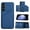 Blue, variant on Mantto for Samsung Galaxy S23 FE Wallet Case, Double Magnetic Clasp Back Flip Kickstand with RFID Blocking Credit Card Holder Folio Durable Leather Phone Cases for Women Men Girls,Blue