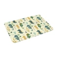 thumbnail image 2 of Xecao Seahorse print Flannel Mat: Non-slip, 16x24in. Ideal for kitchen, bedroom, bath & living room., 2 of 9