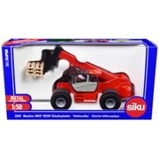 Manitou MHT10230 Telehandler Red with Pallets 1/50 Diecast Models by Siku
