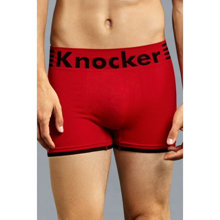 6pk Men's Seamless Athletic Compression Boxer Briefs Shorts Underwear One  Size