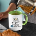 thumbnail image 2 of Customizaholic Bible Verse Coffee Mug, Religious Gifts, Christian Coffee Mugs, Be Still And Know Coffee Mug, God Coffee Mug, 2 of 5