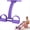 Purple, variant on Borikise Upper Belly Resistance Band with 8 Latex Tubes and Handles Multifunctional Foot Pedal Tension Rope for Home Gym Core Training