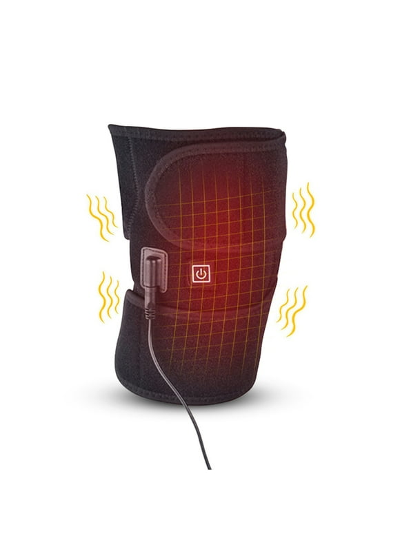 Heated Knee Brace Wrap - 1 PACK Heating Pads for Knee, Fast Heating Electric Heat Pad, 3 Adjustable Temp, for Knee Pain Relief, Knee Fatigue, Arthritis