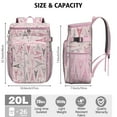 thumbnail image 3 of Travel Cooler Backpack - 20L Insulated Leakproof Lunch Bag for Camping, Hiking & Beach, Holds 26 Cans, Easy to Clean & Organize, 3 of 6